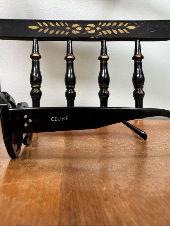 Celine Black Sunglasses with original box and case main image 5